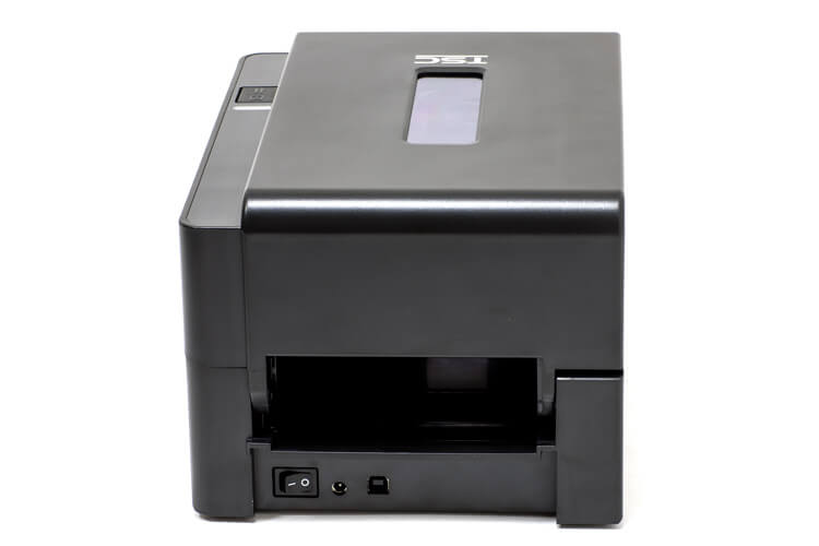Принтер этикеток TSC TE200. Вид сзади.